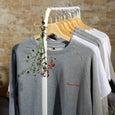 Team Cat Sweatshirt Grey/Red Stitching
